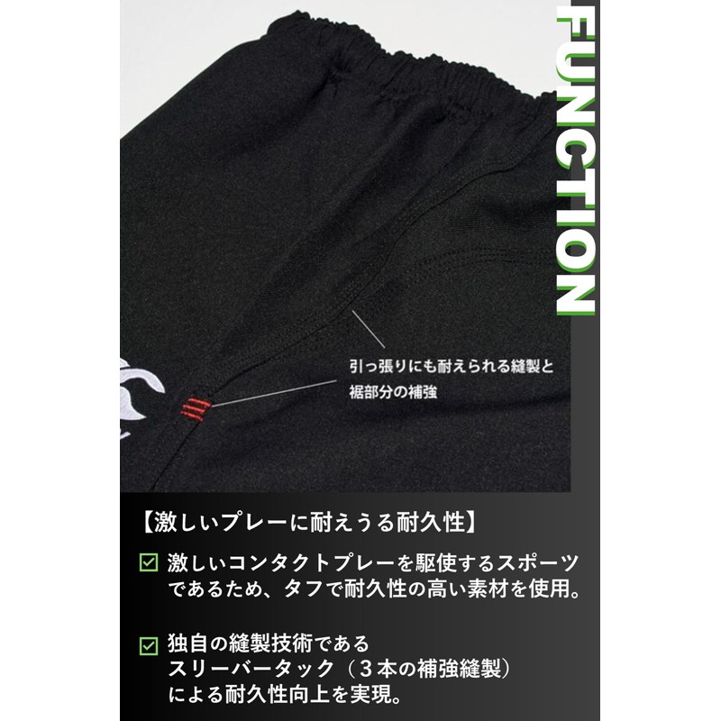 Canterbury Men's Rugby Shorts, 19_Black