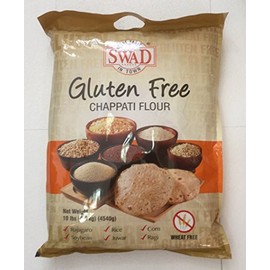 Swad Gluten Free, Wheat Free Multi-Grain Flour - 10lb., 4.5kg, Light Brown