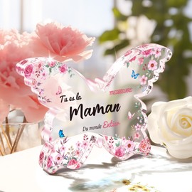 Mother's Day Gift Mother's Day Gifts for Mum: Eletorot Mum Gift, Birthday Gift Gifts for Mum, Butterfly Acrylic Decorative Sign, Mother Gift Idea for Mother's Day, Christmas