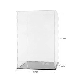 Caja de exhibición de acrílico transparente a prueba de polvo para juguetes de colección