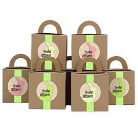 Papierdrachen DIY Easter Bunny Boxes with Washi Tape - Gift Boxes for Easter - Gift Packaging for Filling - for Children and Adults Decoration
