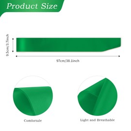 4pcs Green Sash Pageant Sash Graduation Sash Bridal Sash Bridesmaid Sashes Homecoming Court Sash Bride To Be Sash For Bridal Shower Princess Sash Green Blank Sashes Happy Birthday Sash For Women