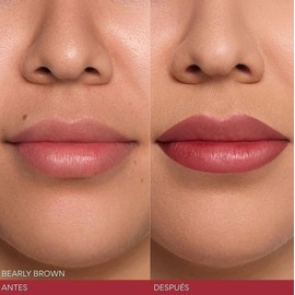 Beauty Creations - Kiss Me Liquid Gel Tint - Tinte de Labios en Gel, Acabado Semi Mate, Color Duradero, Difuminador Integrado (Barely Brown)