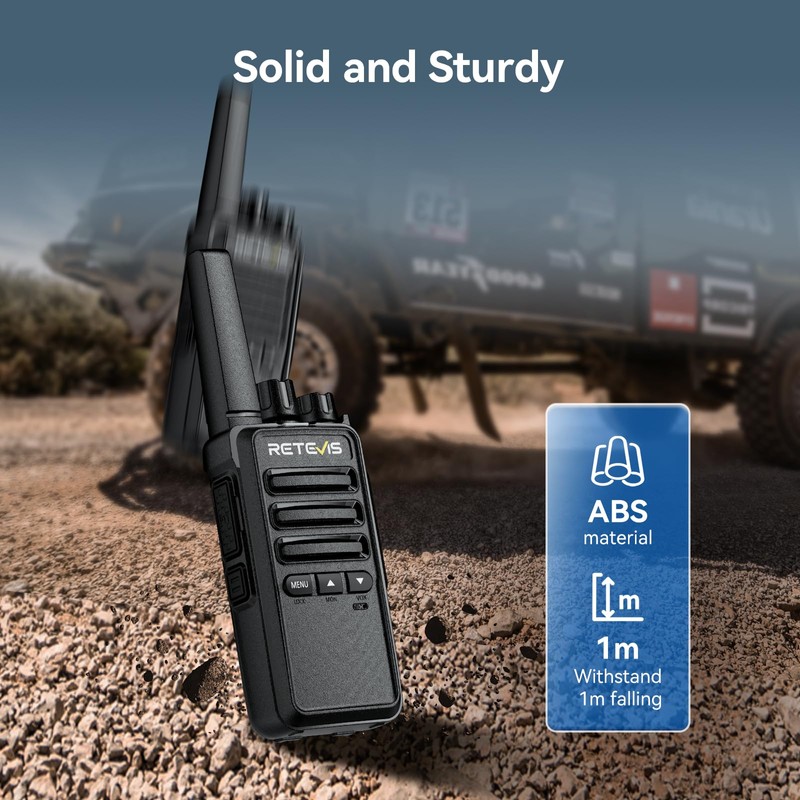 Retevis RT68B 2 Way Radio, Long Range Walkie Talkies for