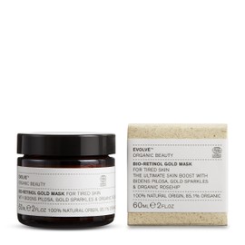 Evolve Organic Beauty - Natural Bio-Retinol Gold Face Mask | Small-Batch, Vegan Clean Beauty (1 oz | 30 mL)