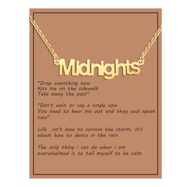 COTATI Faith Cross Necklace Jewelry for Women Silver Jesus Christian Pendant Necklaces Gifts for Mom (M, Gold)