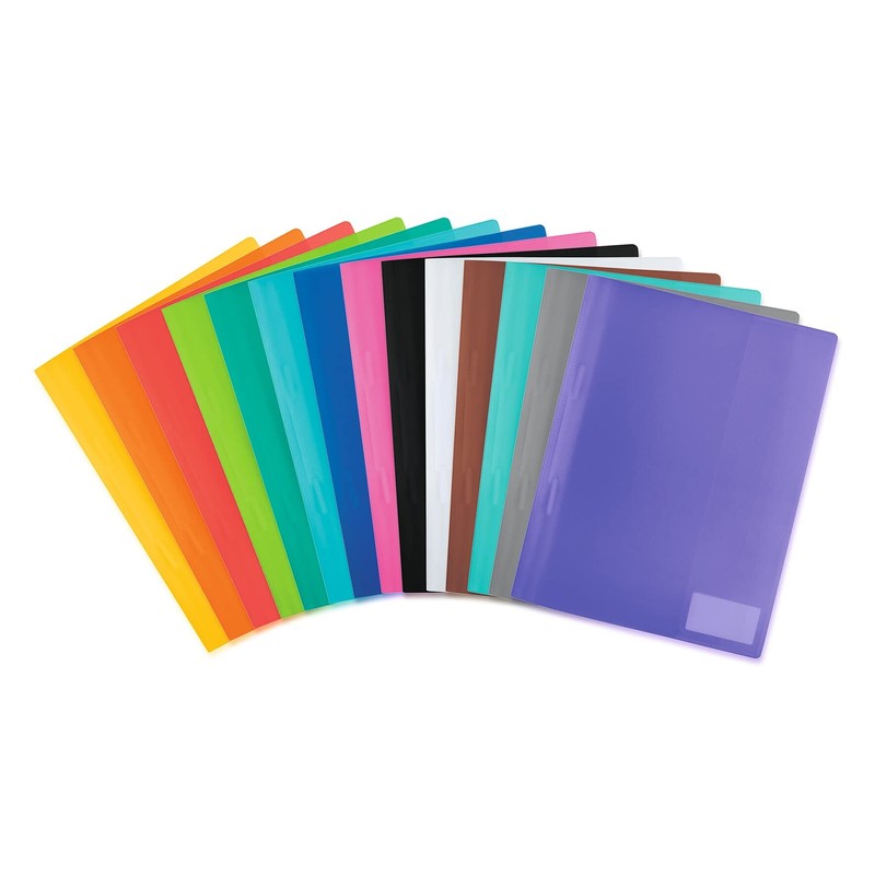 HERMA 19492 File Folder A4 Translucent Light Blue, Pack of