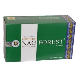 180 gms Box of GOLDEN NAG FOREST Agarbathi Incense Sticks - in stock and shipped by Busy Bits by Golden Nag