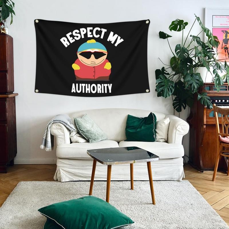 Respect MY Authority Flag, 3x5 Ft Funny Flags for College