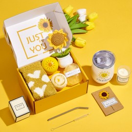 Vbepos Birthday Gifts for Women Friendship, Get Well Soon Gift Baskets for Women Teacher Coworkers Mom Sister Best Friends, Xmas Gifts