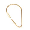 Qiterr Brass Keychain Hook, Keychain Hook Brass Screw Lock Carabiner