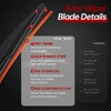 OTUAYAUTO Rear Windshield Wiper Arm Blade Set - Replacement for