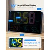 MASHI Digital Clock, 13" Large Display Digital Wall Clock, Adjustable