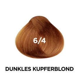 Vitalcare | Professional Professional Permanent Colouration Hair Colour with Silk Protein No. 6/4, Dark Copper Blonde, Multipack, 3 x 100 ml