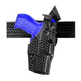 Safariland, 6360, SLS/ALS, Level 3 Retention Duty Holster, Fits: Glock 19, 23, 32 with Light, Mid-Ride, Basketweave Black, Right Hand (6360-2832-81)