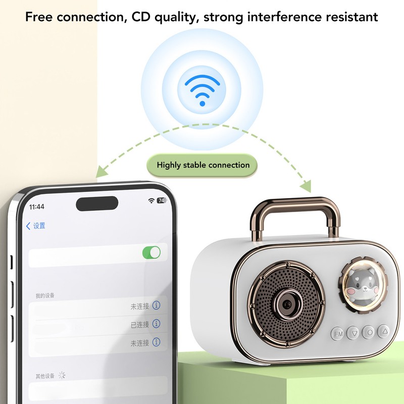Bluetooth Speaker Mini USB Wireless Portable for Outdoor Car Cartoon