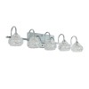 29" Nickel Finish Vintage Crystal Vanity Light - Elegant 5-Light