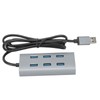 USB 3.0 Hub 7 Ports 5gbps Adapter Portable Aluminium Alloy