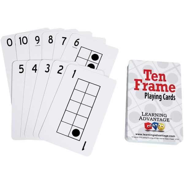 LEARNING ADVANTAGE - Ten Frames Playing Cards