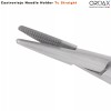OROAX Dental Surgical Castroviejo Needle Holder Micro Suture TC Tip