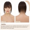 Hairro Hair Toppers with Bangs 100% Real Remy Human Hair