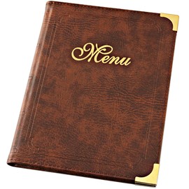 Teomai Open Industrial Menu Book Menu File Store Supplies A4 Removable Premium Quality and Functional Series