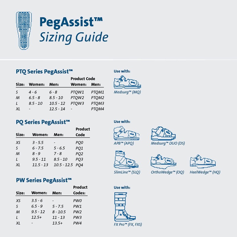 Peg Assist System Large Insole M 10.5-12, 0.35 Pound