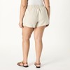 The Drop Women’s Essie Linen Pull On Mini Short, Natural