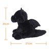 Apricot Lamb Black Dragon Plush Stuffed Animals for Kids, Soft