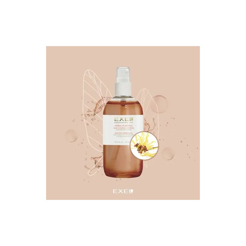 Loción Herbácea con Hamamelis Exel tonico skincare skin care agua