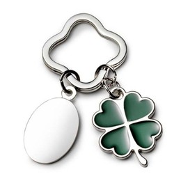 Ten Four-leaf Clover Keychain cod.EL7229 cm 7,8x3x1h by Varotto & Co.