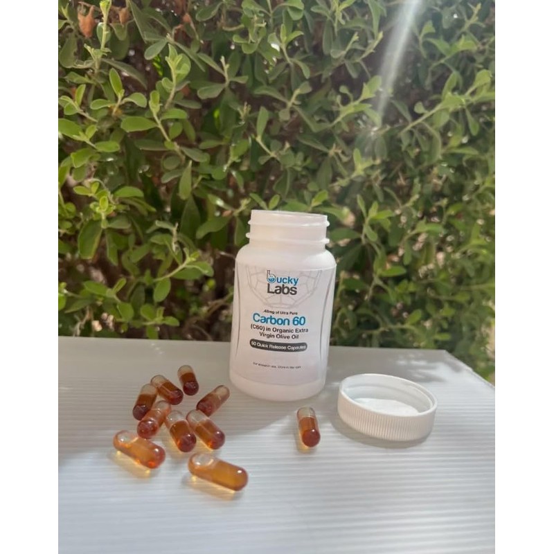 HealthSpan Plus Labs Carbon 60 in Olive Oil Capsules
