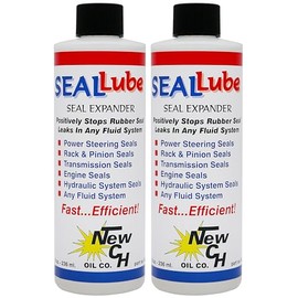 SealLube - Stops Leaks: Gasoline Engines, Diesel Engines, Automatic Transmissions, Manual Transmissions, Power Steering, Rack and Pinion, Differentials and Hydraulic Systems - Pack of 2/8 oz.