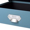 S.O.H.O. 1343452150 Denim Storage Box With Handle And Index Holder