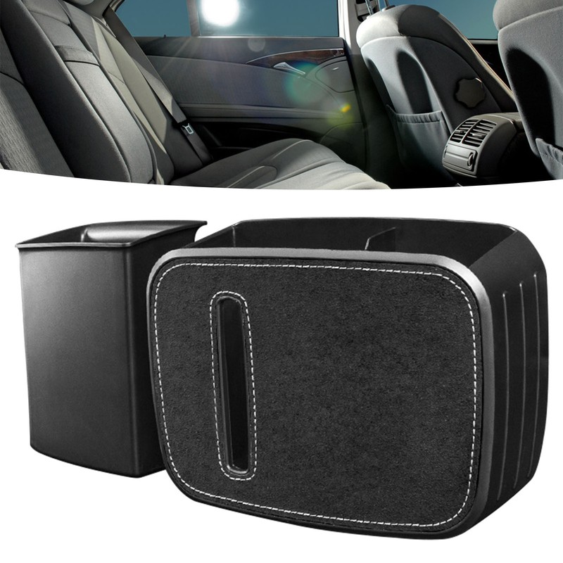 Car Trash Can Detachable Car Seats Back Hanging Trash Container