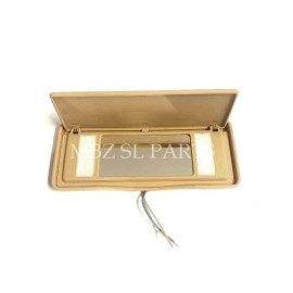 MBZ SL NEW Lighted BEIGE Sun Visor Vanity Mirror MBZ R107 560SL W123 W126 560SE,SEC