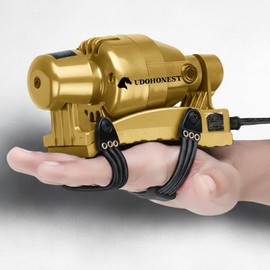 VDOHONEST Powerful Double Speed Floating Action for Full Body Massager Corded Electric Powered, Barber Massager Gold