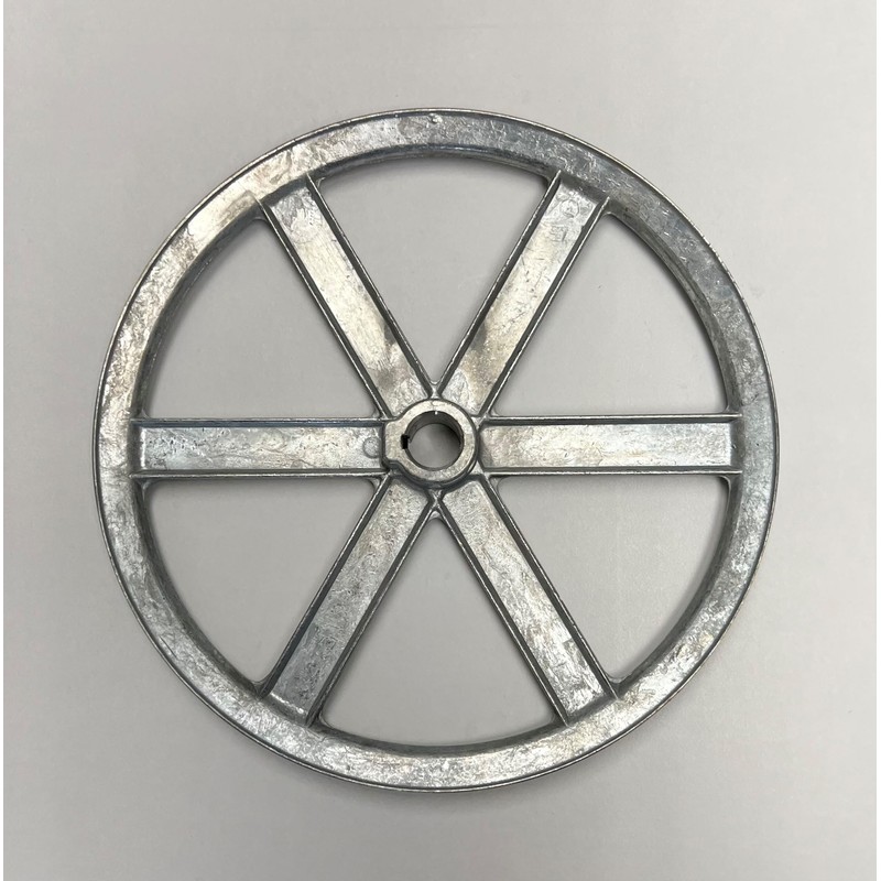 Chicago Die Cast 10 in. Dia. Zinc Single V Grooved