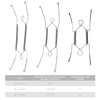 9-Piece Dinner Plate Hooks, 9 Plastic Wall Nails, Dinner Plate