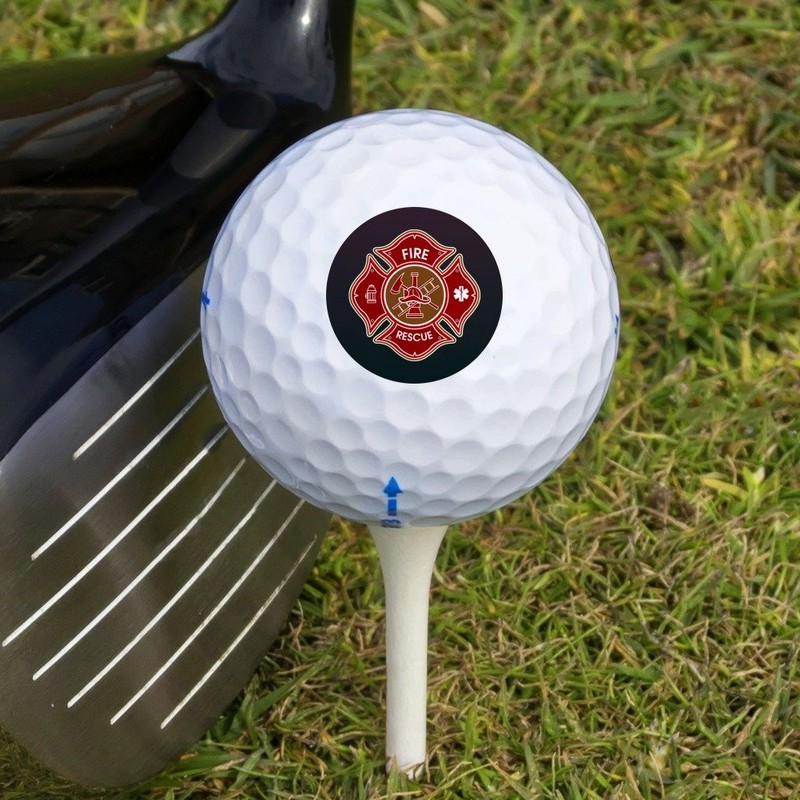 GRAPHICS & MORE Firefighter Fire Rescue Maltese Cross Novelty Golf