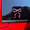 UHANBUT Cute Bow Car Sticker Decal, Vinyl Waterproof Automotive Window