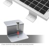 8Pcs Solar Panel Mount Mounting, Aluminums Z Brackets Set with