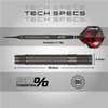 RED DRAGON Darts - T-800-90% Tungsten - 18g Barrel /