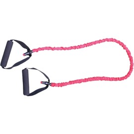 Banda de Resistencia Tubular con Recubrimiento de Tela y Agarraderas – Liga de Entrenamiento para Fuerza y Tonificación – Diseño Anti-Pellizcos para Brazos, Piernas y Glúteos ‍