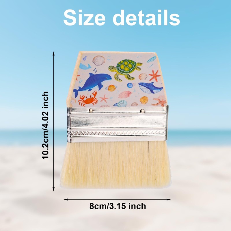 Lyreh Beach Sand Removal Brush, Quick Dry & Reusable Sand