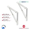 Gedotec Folding Console | 1 Piece Flap Support Table Flap