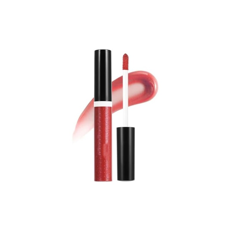 2pc Lip Plumping Gloss, Fine Glitter Pearl Lip Glaze, Long-Lasting