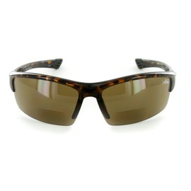 Aloha Eyewear"Stone Creek MX1" Men's Wrap-Around Bifocal Reading Sports Sunglasses (Tortoise +1.50)