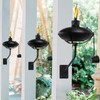 FAN-Torches 6 Pack Wall Mounted Citronella Torches, 18 oz Garden
