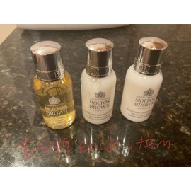 Molton Brown Travel Size Face Wash, Shampoo, Conditioner, Body Mouth Wash, Soap